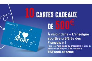 carte cadeau de 500 €