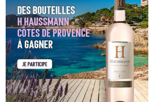 coffret de 2 bouteilles de rosé Haussmann