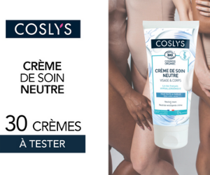 crème de soin neutre de la marque Coslys