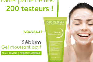 gel moussant actif de Bioderma