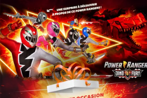 un cadeau Power Ranger