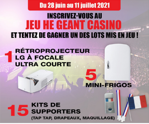 Lots Géant Casino à gagner