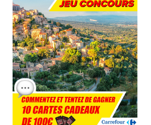 carte cadeau Carrefour Voyage de 100 euros