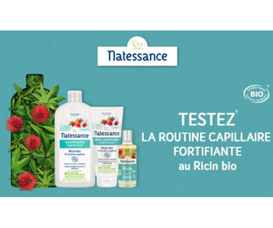 gamme de soins capillaires Natessance au Ricin bio