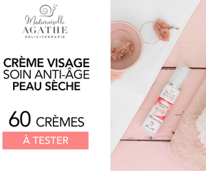 crème riche visage bio de Mademoiselle Agathe