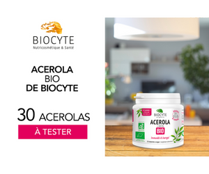 complément alimentaire ACEROLA BIO du Laboratoire Biocyte