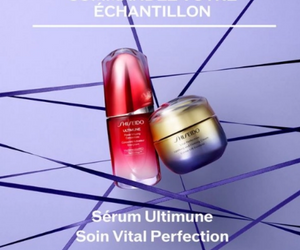 des échantillons de soins Shiseido