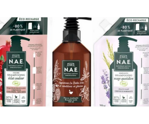shampooing éco-recharge au choix de la marque N.A.E