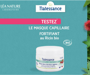 masque capillaire fortifiant au Ricin bio Natessance