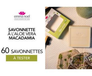 savonnette à l'aloe vera d'Emma Noël