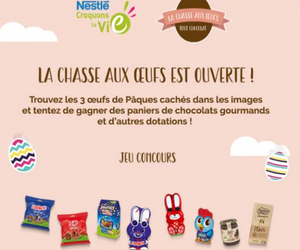 un panier de chocolat à gagner