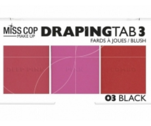 palette blush Onglet drapant 03 Noir de MISS COP