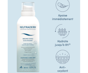 brume d’eau apaisante Neutraderm Baby