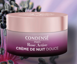 crème de nuit douce rose active de Condensé Paris