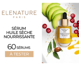 sérum huile sèche pour cheveux Elenature