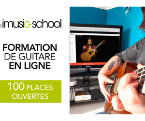 formation à la guitare avec Imusic-school
