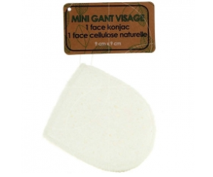 mini gant pour visage Konjac Modelite