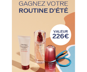 routine d'été Shiseido à gagner