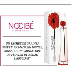 sachet de graines de fleurs à recevoir sur simple visite