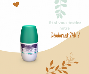 déodorant 24H bio de Cattier