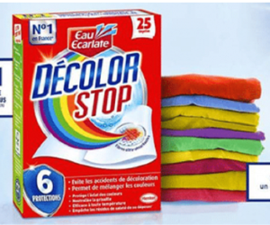 lingettes Décolor stop