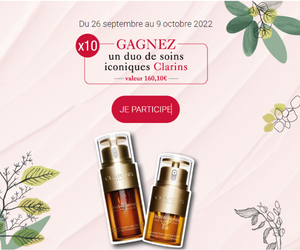 des soins Clarins à remporter