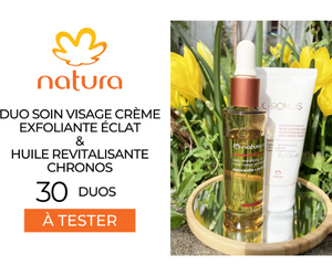 duo de soins chronos de la marque Natura