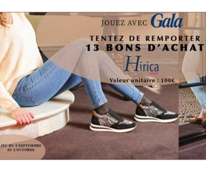 jeu concours Gala