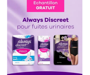 protection Always Discreet à recevoir