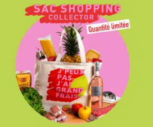 un sac collector grand frais offert