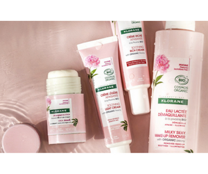 routine visage bio de la marque Klorane