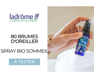 brume d'oreiller Bio'Sommeil de Ladrôme laboratoire