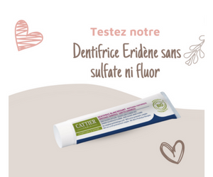 dentifrice Eridène de Cattier