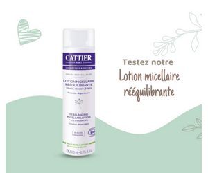 lotion micellaire réequilibrante de Cattier