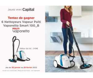 nettoyeur vapeur Polti à gagner