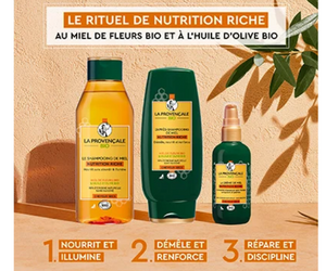 routine capillaire Nutrition Riche La Provençale Bio