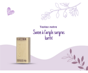 savon à l'argile surgras Karité de Cattier