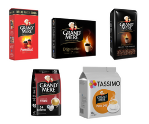 un assortiment de cafés Grand’Mère