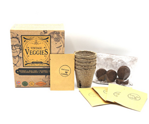 un kit de jardinage Vintage Veggies