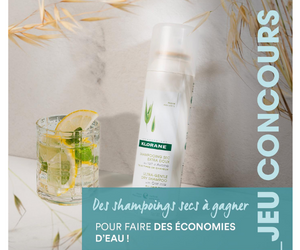 un shampoing sec Klorane à gagner