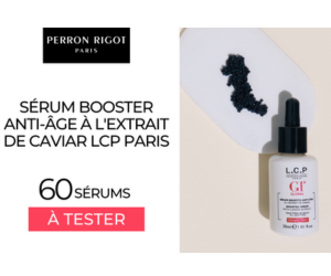 sérum booster anti-âge à l'extrait de caviar de LCP Paris