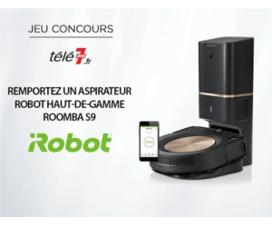 un aspirateur robot connecté Roomba S9 iRobot à gagner