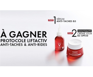 un duo de soins Liftactiv anti-taches & rides