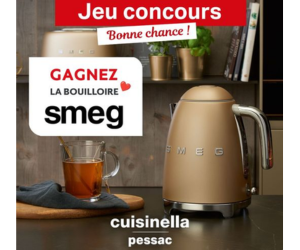 une bouilloire SMEG à gagner