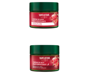 une crème de jour ou de nuit Raffermissante Weleda