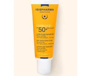 fluide solaire Uveblock Dry Touch SPF50+ d'Isispharma