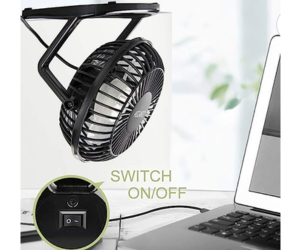 un mini ventilateur USB à tester