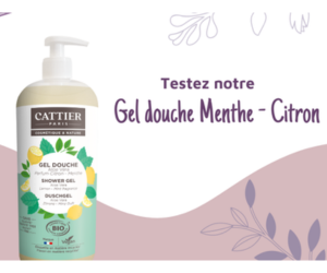 gel douche Citron-Menthe de Cattier
