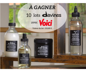 un lot de soins capillaires OI Davines à gagner