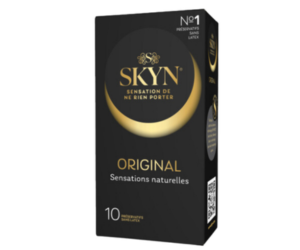boîte de préservatifs Skyn Original à tester